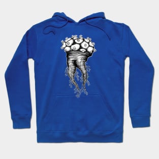 Lophophora Root Drawing Hoodie